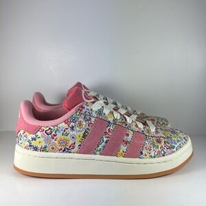 Adidas Liberty London Campus 00s C Size 3Y Kid’s Pink Floral Sneakers